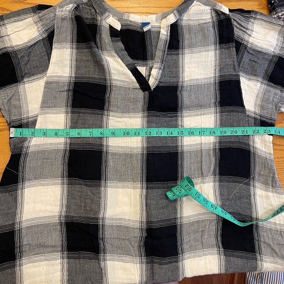 Old Navy Black and White Checkered Plaid Dress XL - Picture 2 of 6